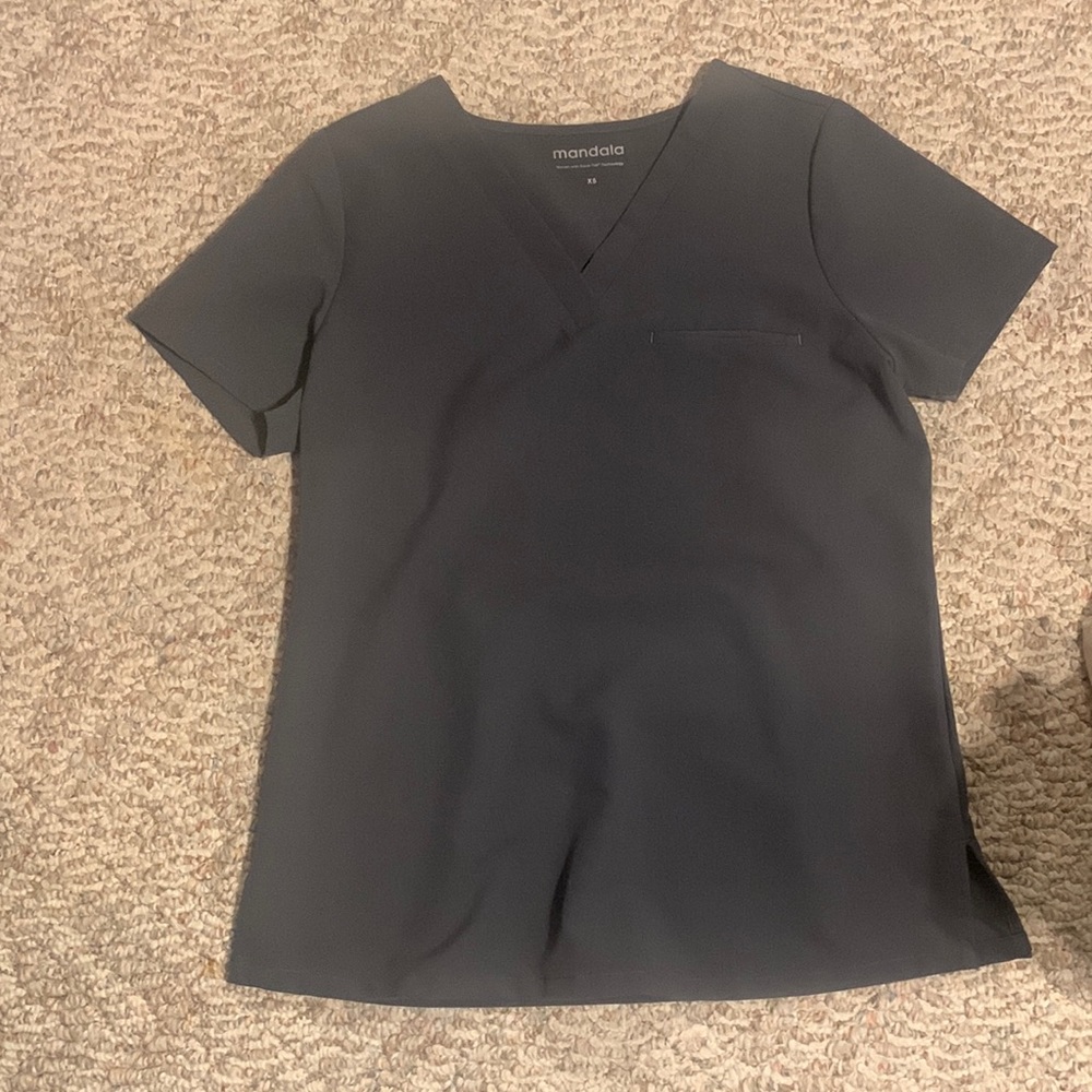 Mandala scrub top